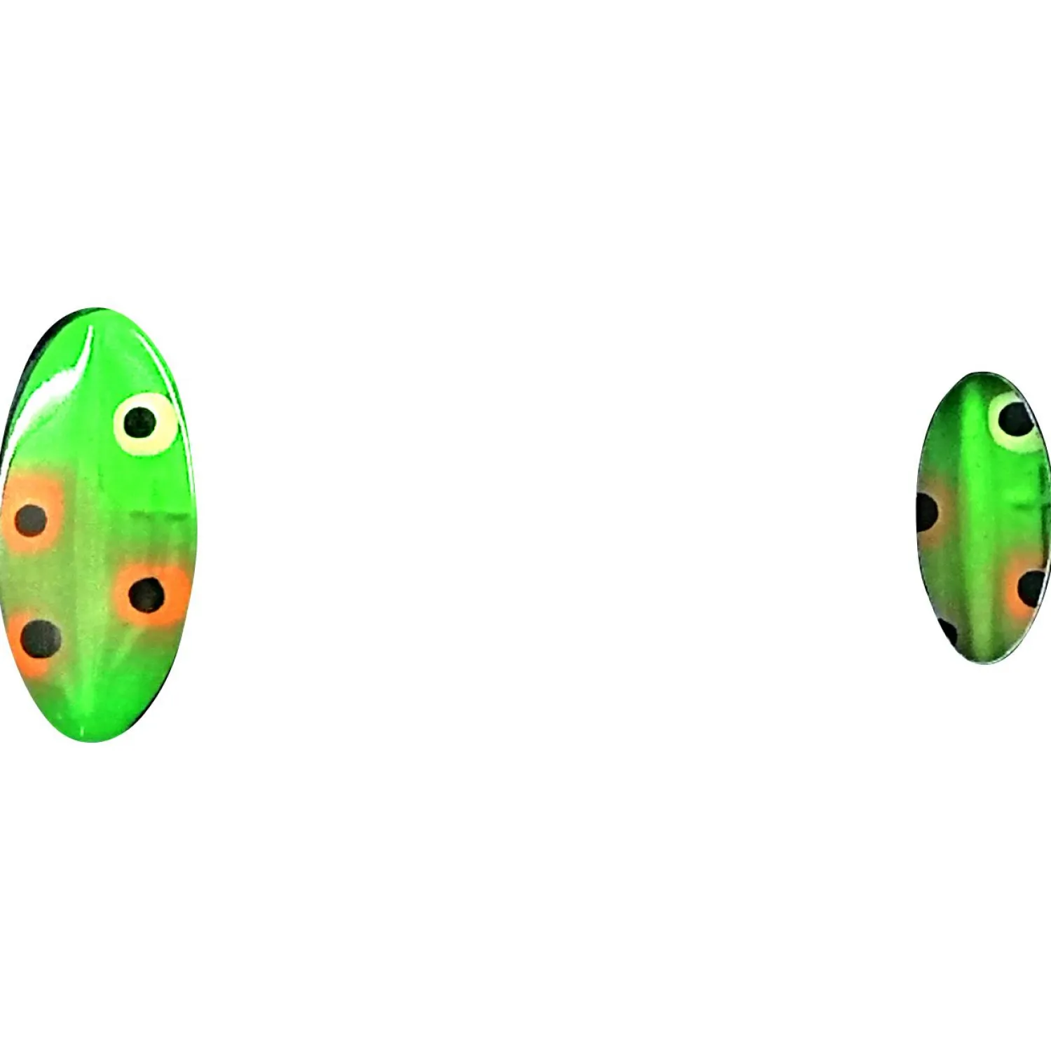 Hot OGP Inlineköder Præsten Micro (Green Clown) Blinker