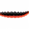 Hot Larvy (Schwarz / Orange) Forellen-Kunstköder|Raubfischangeln Kunstköder