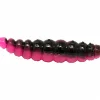 Best Larvy (Schwarz / Dunkelpink) Gummiköder ·Gummimaden & Gummiwürmer|Forellen-Kunstköder