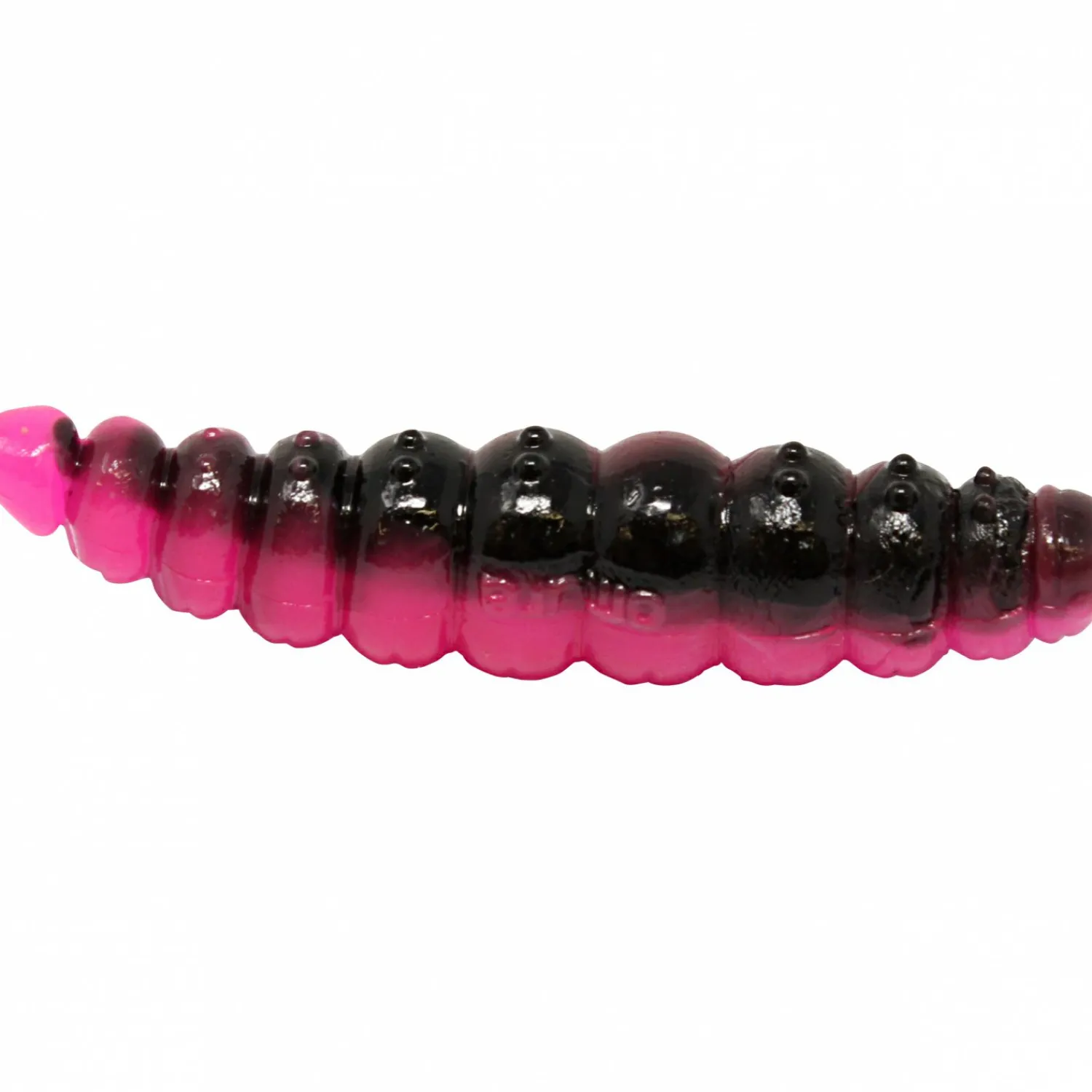 Best Larvy (Schwarz / Dunkelpink) Gummiköder ·Gummimaden & Gummiwürmer|Forellen-Kunstköder