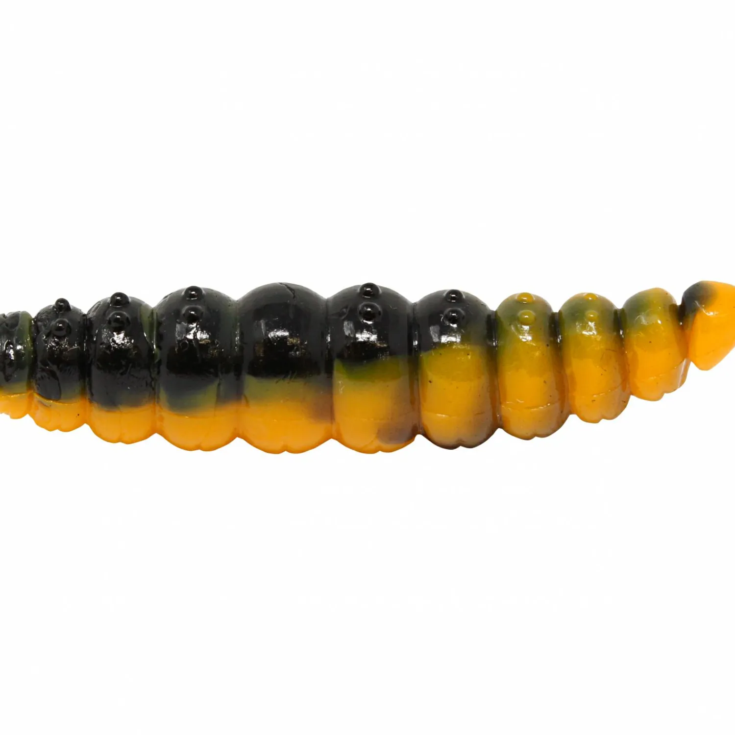 Omura Baits Larvy (Schwarz / Ocker)< Forellen-Kunstköder|Gummiköder ·Gummimaden & Gummiwürmer