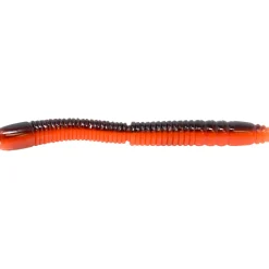 Omura Baits Wurmy (Schwarz / Orange)< Forellen-Kunstköder|Gummiköder ·Gummimaden & Gummiwürmer