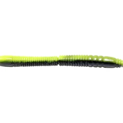 Omura Baits Wurmy (Schwarz / Frühlingsgrün)< Forellen-Kunstköder|Gummiköder ·Gummimaden & Gummiwürmer