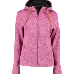 OS Trachten Adisur Strickfleece Jacke Damen (Himbeere)<Damen Damen Angeljacken & -Westen