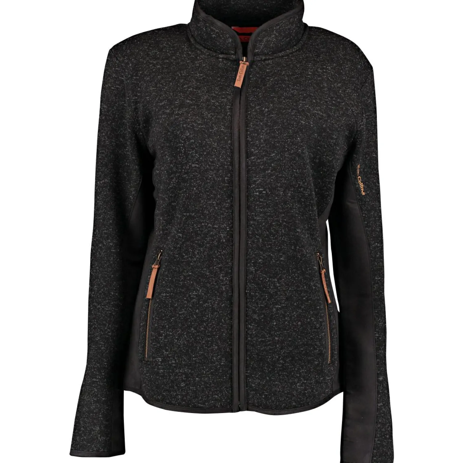 Clearance Detit Strickfleece Jacke Damen (Anthrazit) Damen Damen Angeljacken & -Westen