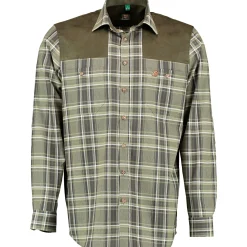 Discount Gekka Hemd 1/1 Arm Regular Fit Herren (Oliv) Outdoor- & Angelhemden