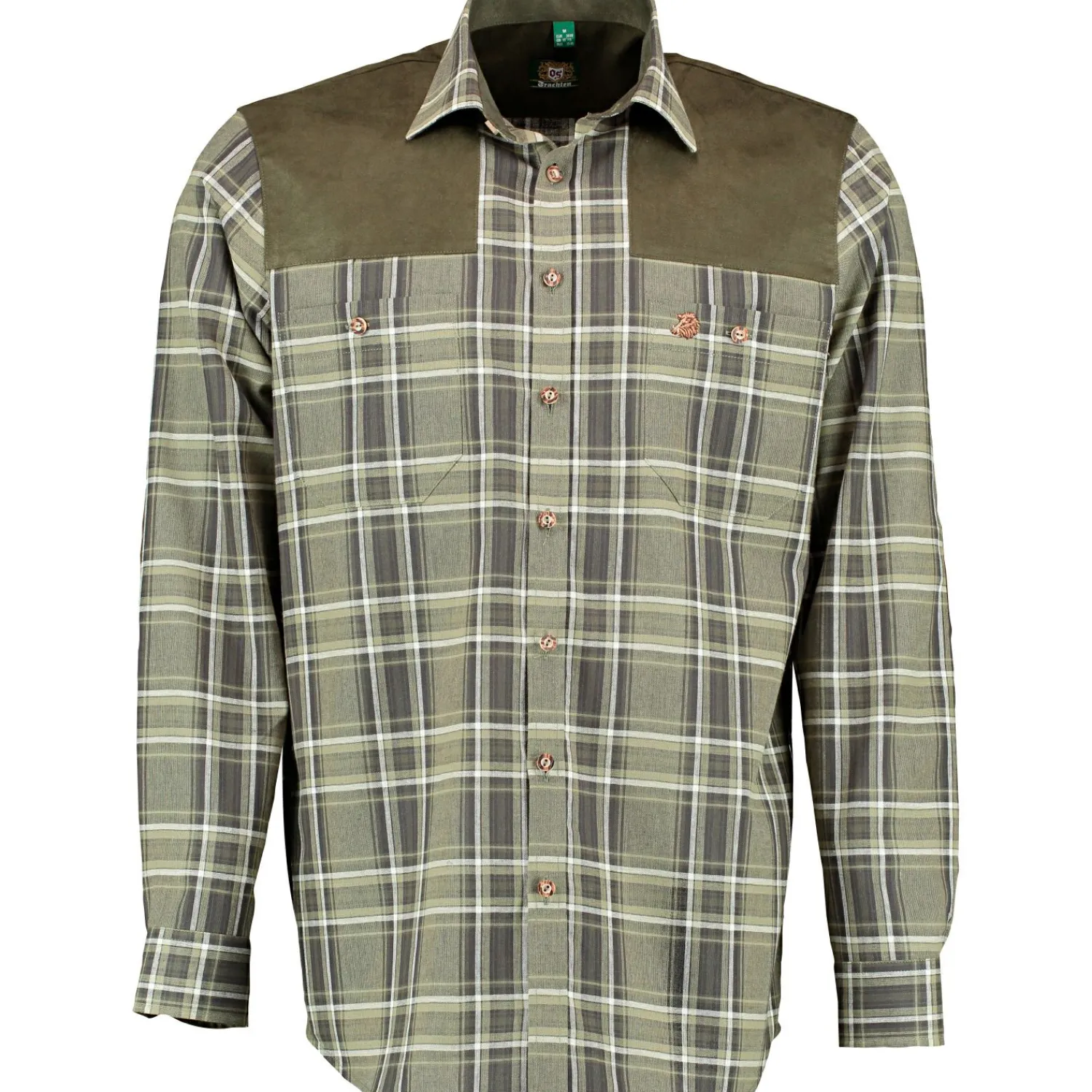 Discount Gekka Hemd 1/1 Arm Regular Fit Herren (Oliv) Outdoor- & Angelhemden