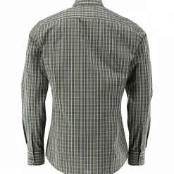 OS Trachten Hemd 1/1 Arm Slim Fit Herren (Oliv)< Outdoor- & Angelhemden