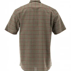 Outlet Hemd 1/2 Arm Slim Fit Herren (Oliv) Outdoor- & Angelhemden