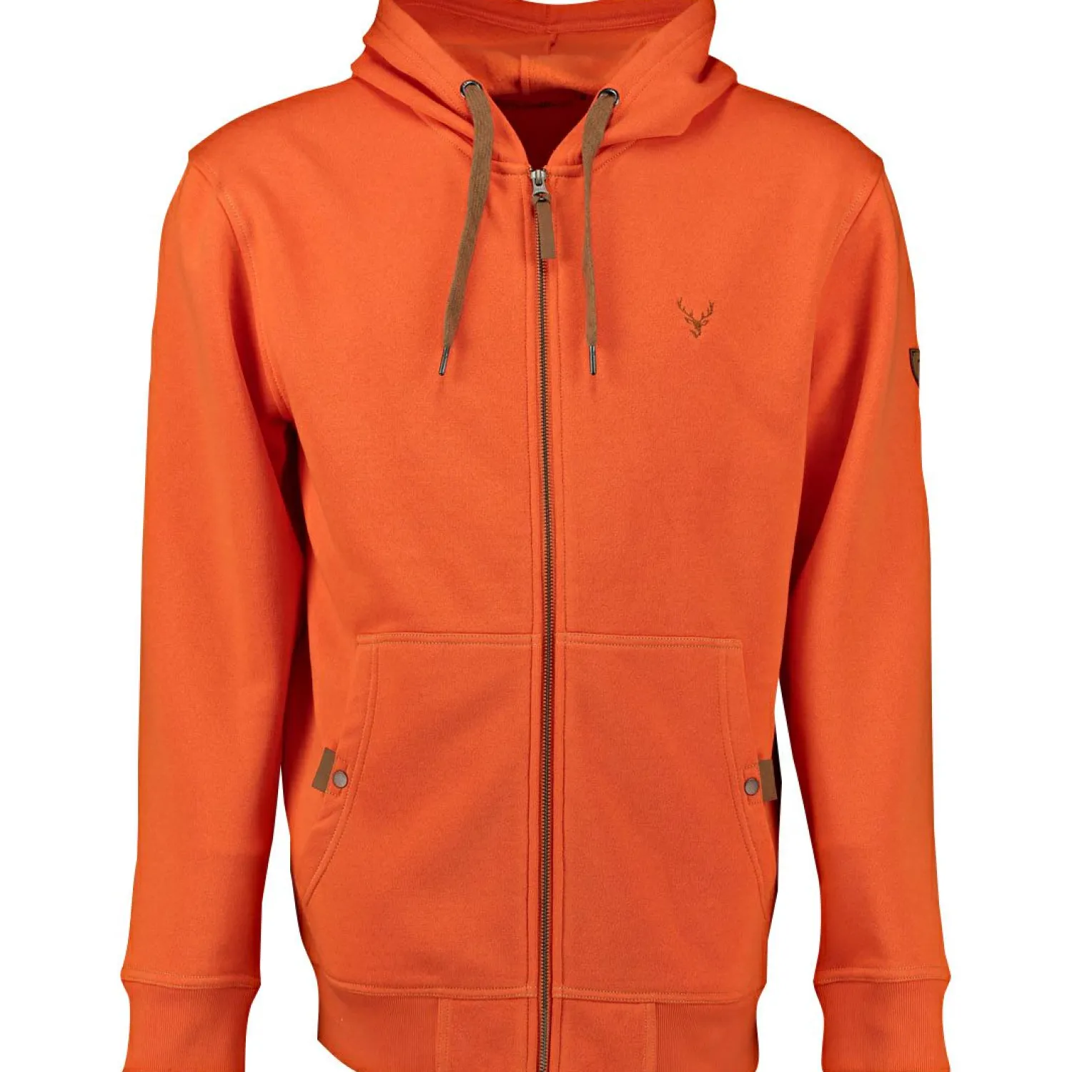 New Zawul Sweatshirtjacke 1/1 Arm Herren (Orange) Outdoor- & Angel-Jacken