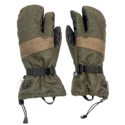 Sale 3-Finger Handschuhe Unisex (Oliv) Outdoor- & Angel-Handschuhe