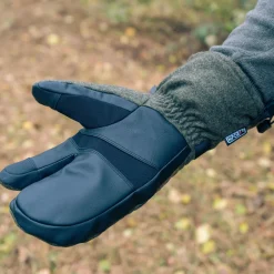 Sale 3-Finger Handschuhe Unisex (Oliv) Outdoor- & Angel-Handschuhe