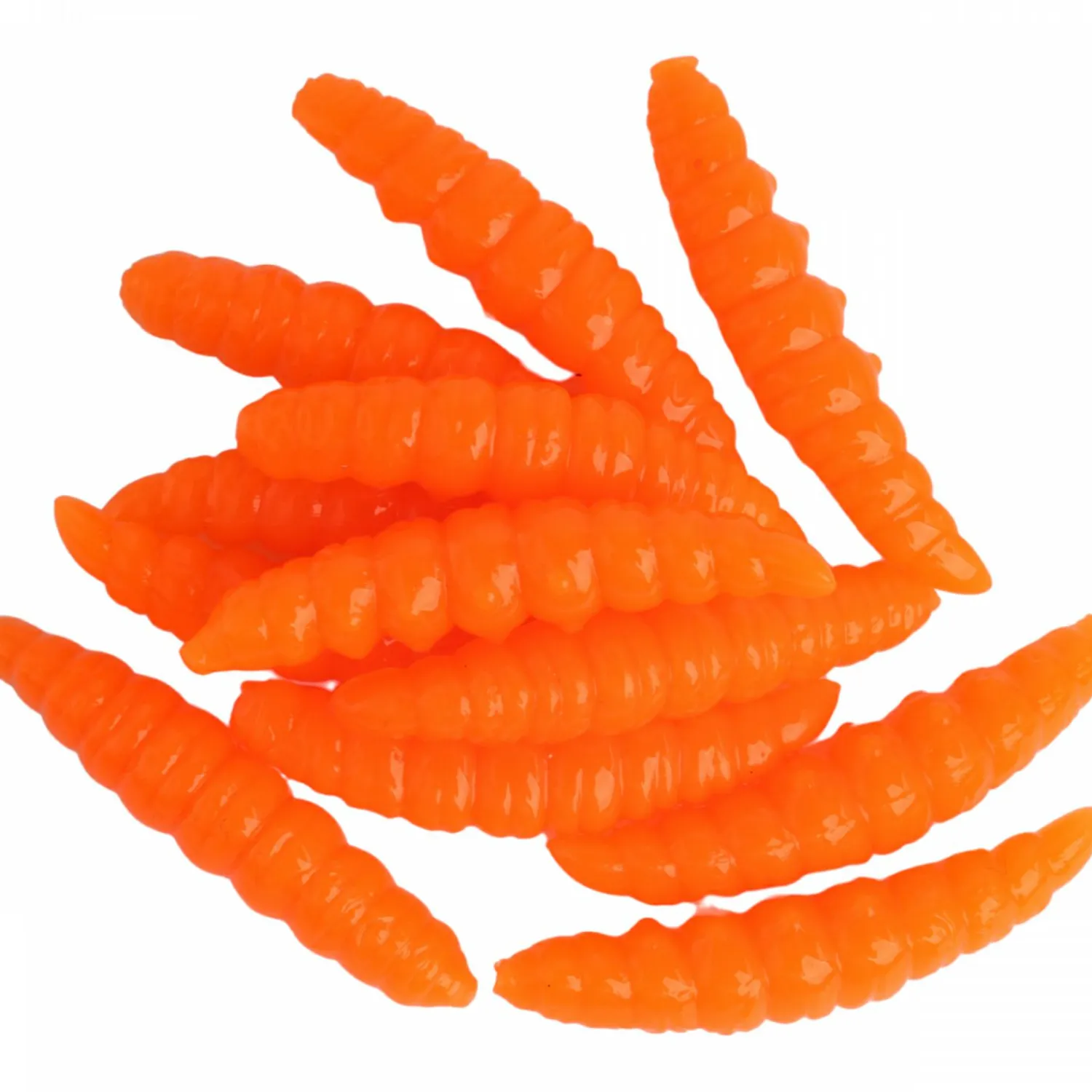 Outlet Auftriebsköder Bienenmade BigBig (orange) Raubfischangeln Kunstköder