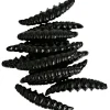 New Auftriebsköder Bienenmade (schwarz) Gummiköder ·Gummimaden & Gummiwürmer