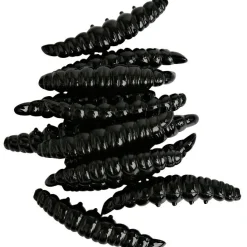 New Auftriebsköder Bienenmade (schwarz) Gummiköder ·Gummimaden & Gummiwürmer