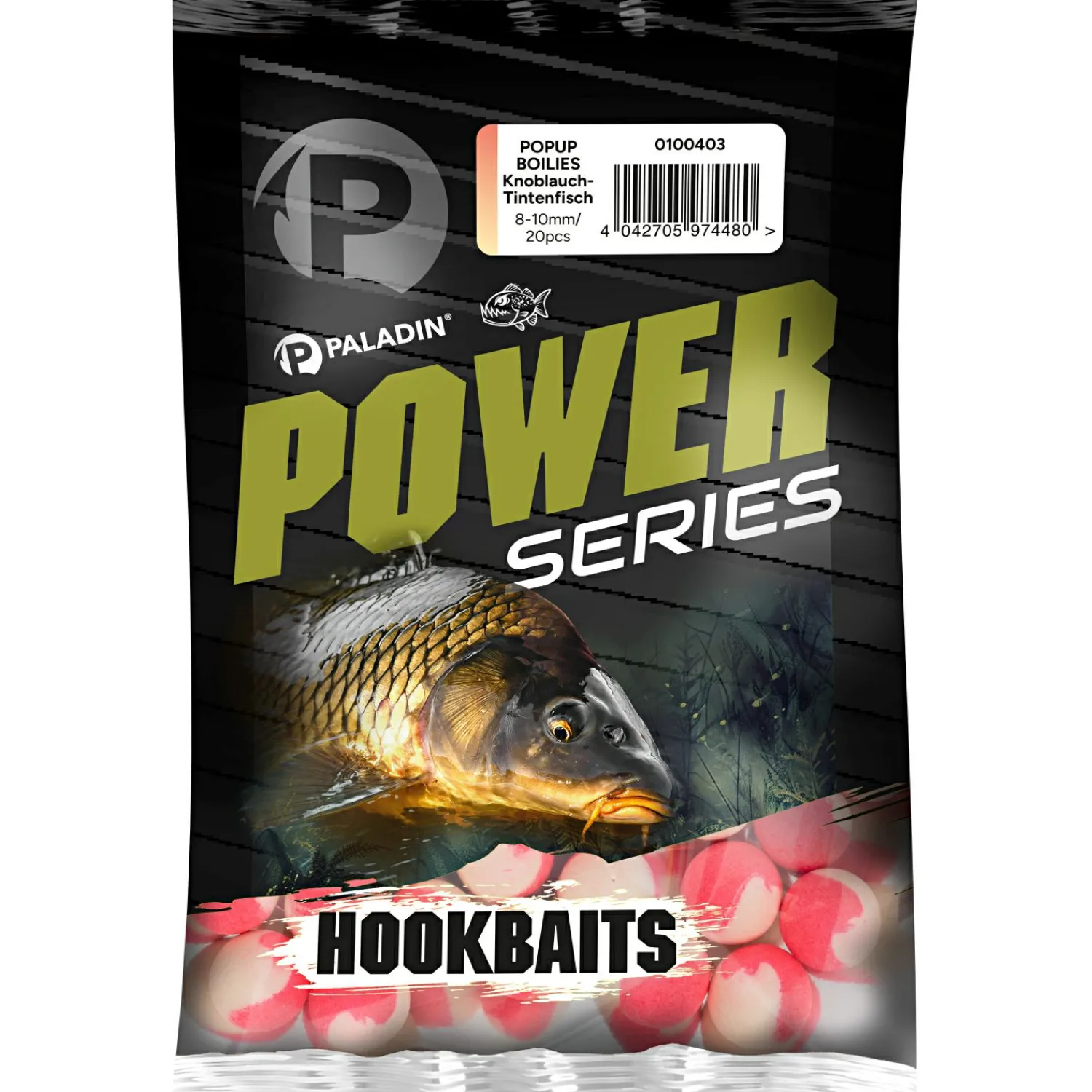 Clearance Power Series Pop Up Boilies (Knoblauch Tintenfisch) Karpfenfutter·Boilies & Popup Boilies|Karpfenfutter
