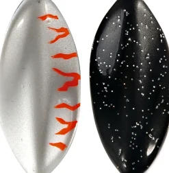 Discount Rotor Trout Tracker (Weiß-Orange/Schwarz UV) Forellenangeln-Zubehör|Trout Spoons