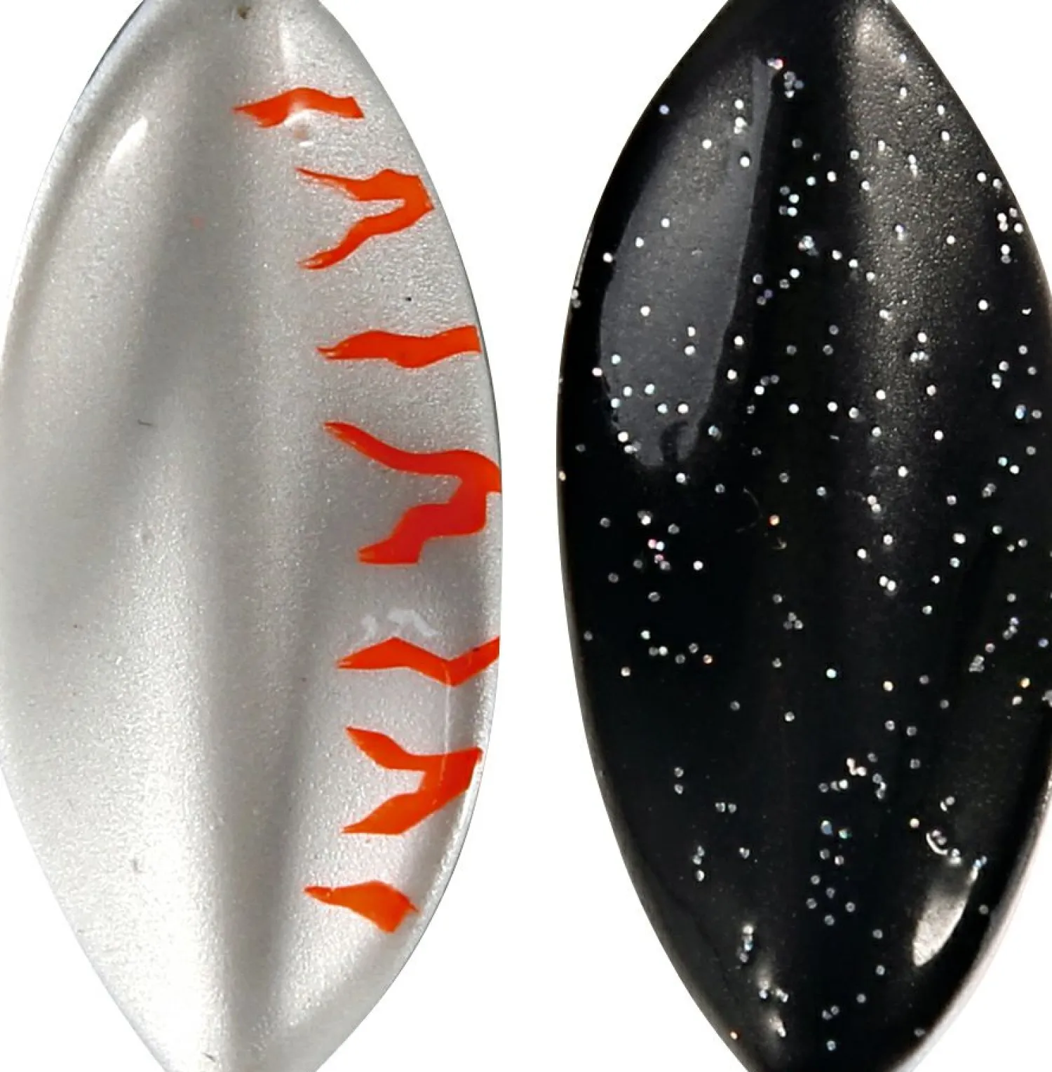 Discount Rotor Trout Tracker (Weiß-Orange/Schwarz UV) Forellenangeln-Zubehör|Trout Spoons