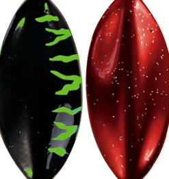 Online Rotor Trout Tracker (Schwarz-Grün/Rot UV) Forellenangeln-Zubehör|Trout Spoons