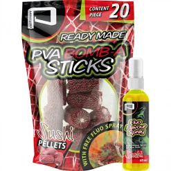 Pelzer Pellets PVA Bomb-A Sticks (Sushi)< Karpfenfutter·Partikelköder & Angel-Pellets|Karpfenfutter