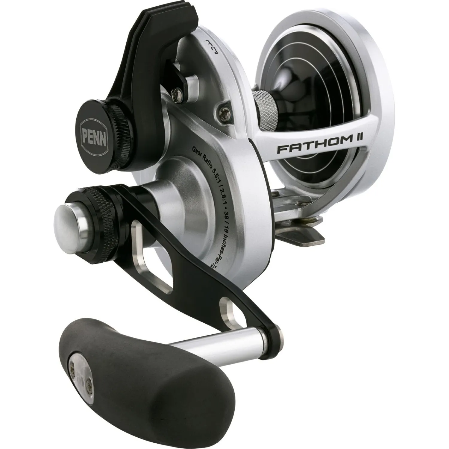 Penn Fathom™ II Lever Drag 2 Speed 80 Lever Drag RH< Multirollen|Multirollen