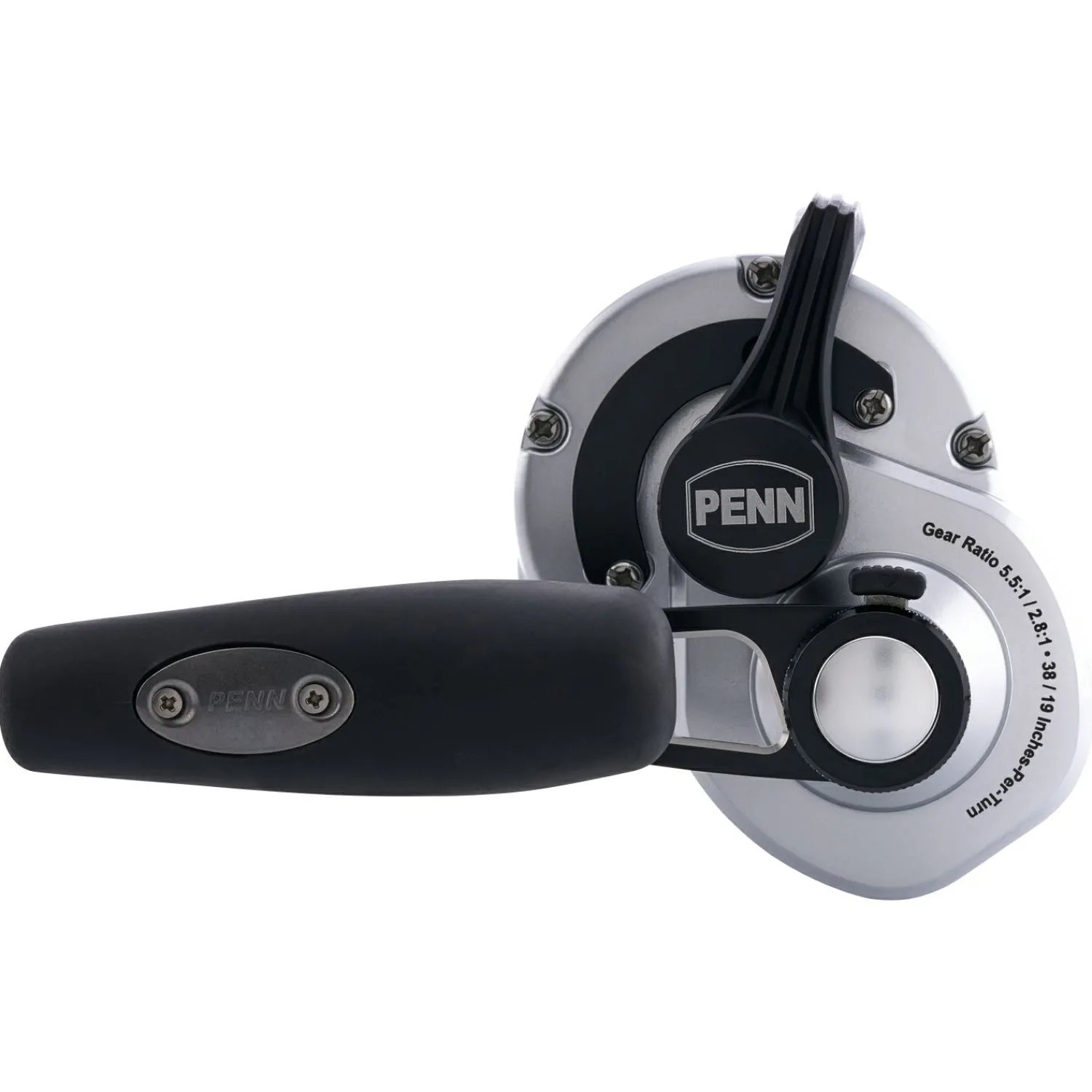 Penn Fathom™ II Lever Drag 2 Speed 80 Lever Drag RH< Multirollen|Multirollen