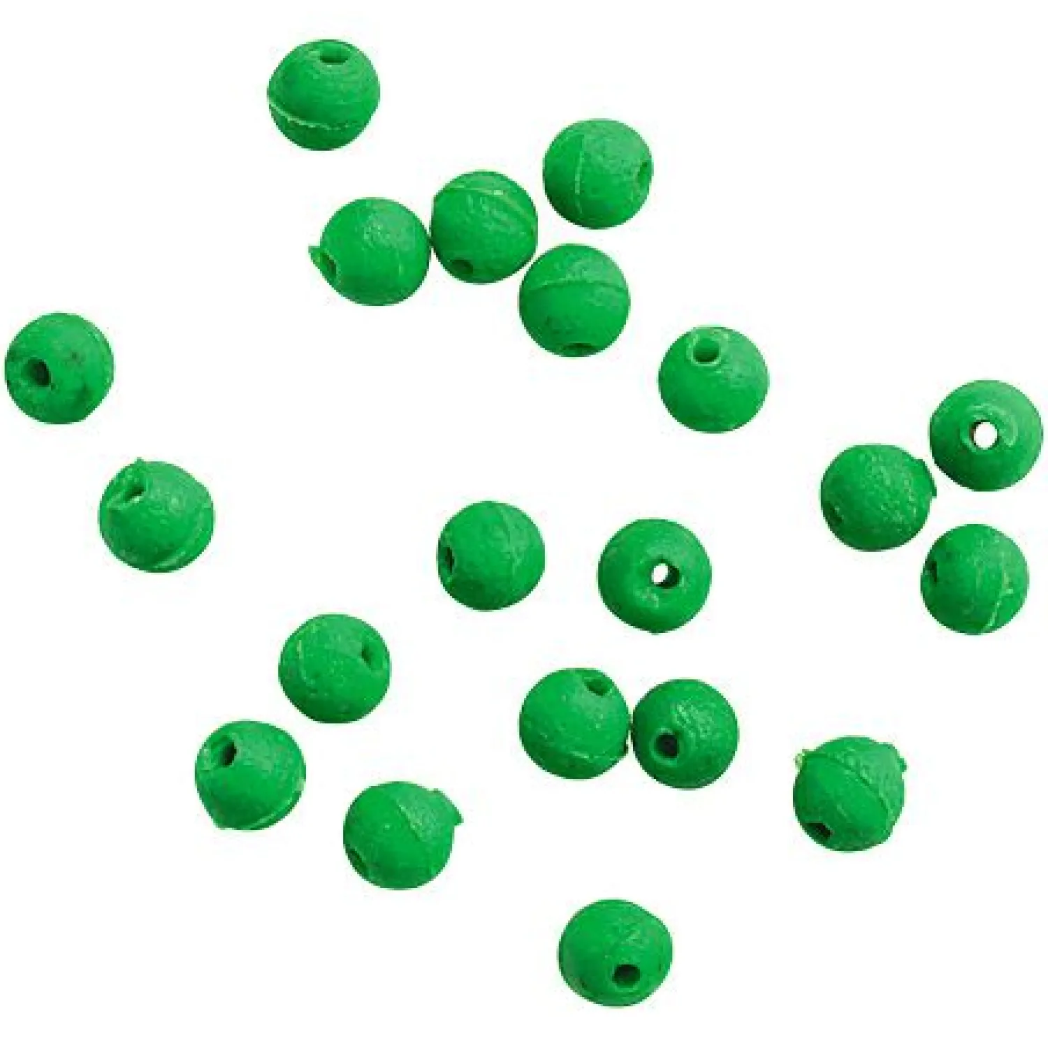 Discount Gummiperlen (rund, grün, Ø 4 mm) Raubfischangeln-Zubehör|Angelvorfächer & Beifänger