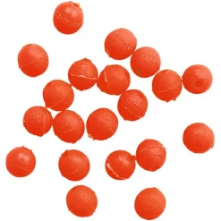 Gummiperlen (rund, orange Ø 6 mm) Raubfischangeln-Zubehör|Angelvorfächer & Beifänger