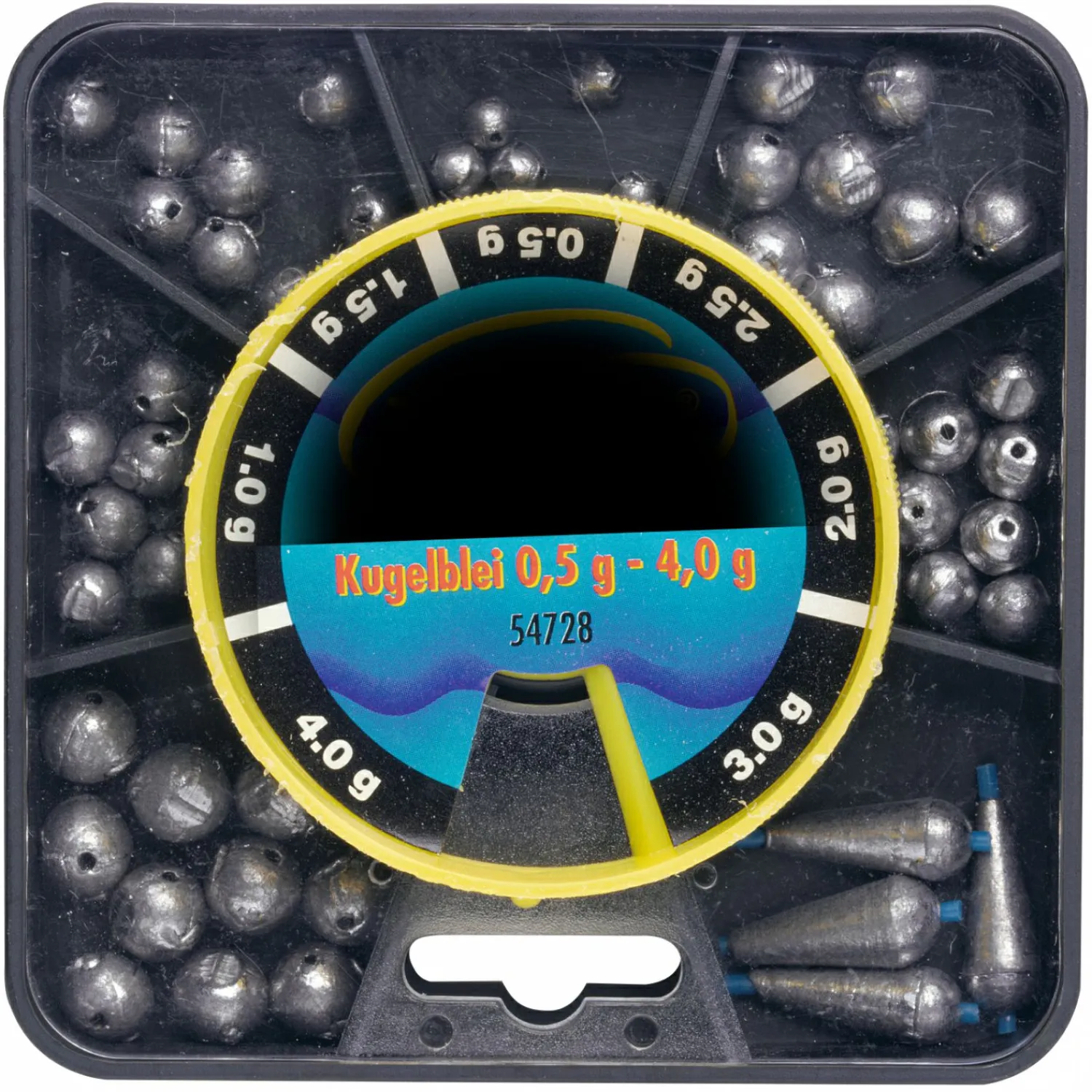 Perca Original Kugelblei-Sortiment (0,5 - 4,0 g)< Angelbleie