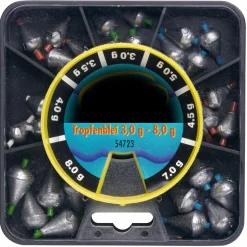 Tropfenblei-Sortiment (3,0 - 8,0 g) Angelbleie