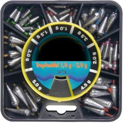 New Tropfenblei-Sortiment (1,0 - 5,0 g) Angelbleie|Angelvorfächer & Beifänger