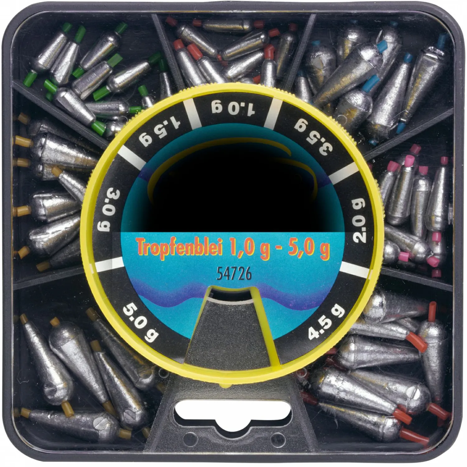 New Tropfenblei-Sortiment (1,0 - 5,0 g) Angelbleie|Angelvorfächer & Beifänger