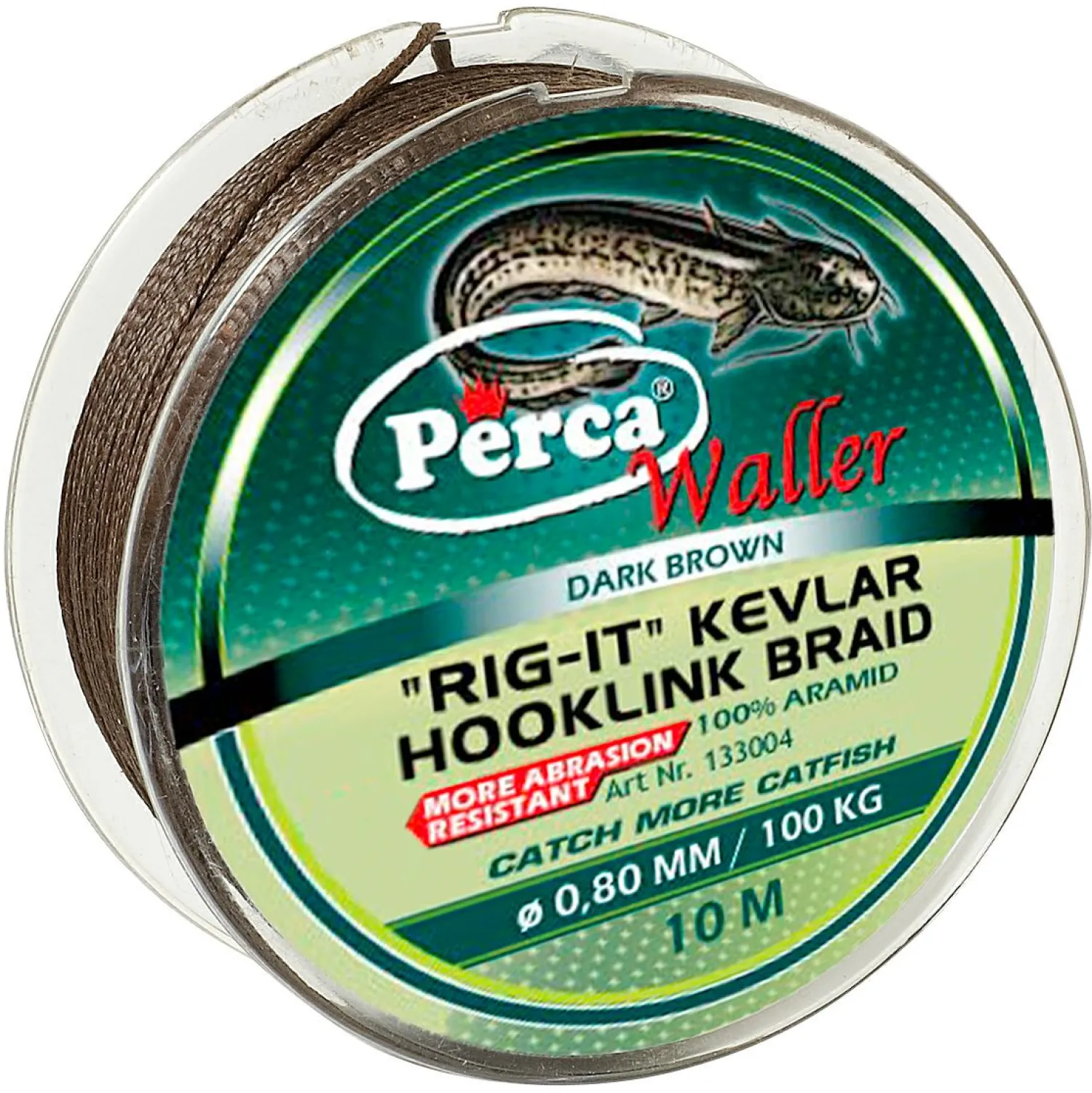 Perca Waller "RIG-IT" Kevlar Hooklink Braid< Raubfischangeln-Zubehör|Wallerangeln-Zubehör