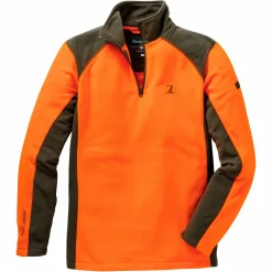 Percussion Fleece Sweater (khaki/orange)< Angelpullover & -Strickjacken
