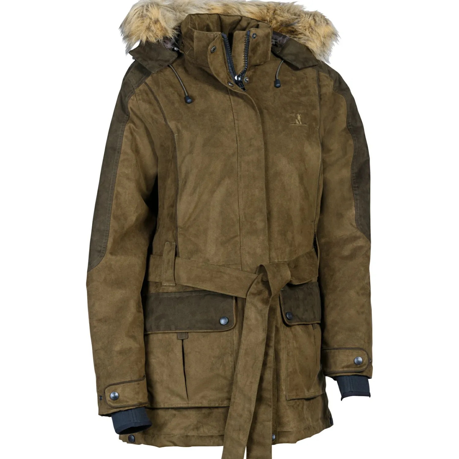 Percussion Jacke Veste Femme Grand Nord (Khaki)<Damen Damen Angeljacken & -Westen