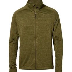 Discount Abisko Fleece Jacket Herren (Olive Green) Outdoor- & Angel-Jacken