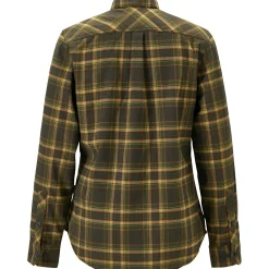 New Abisko Hiking Flannel Shirt Damen (Mossgreen) Damen Damen Angelshirts & -Oberteile