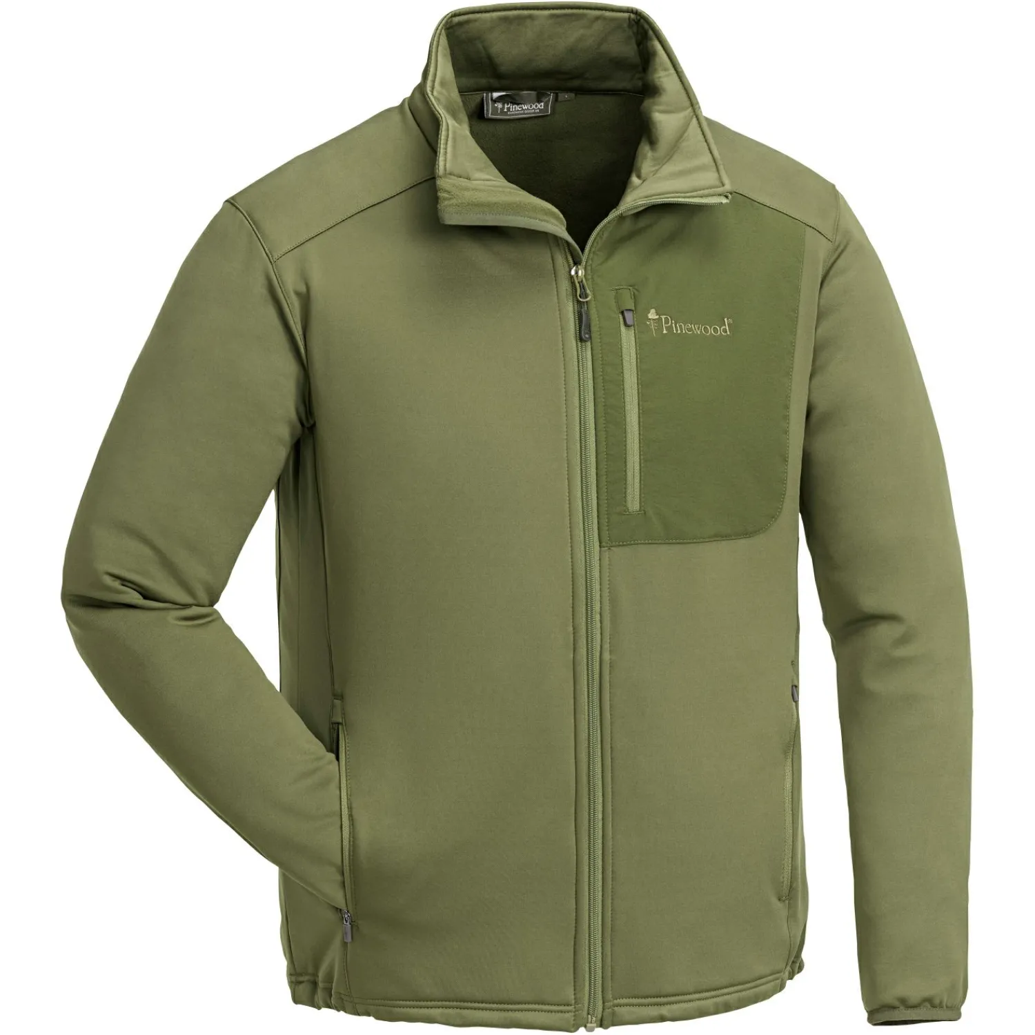 Outlet Brenton Powerfleece Jacke Herren (Leaf) Outdoor- & Angel-Jacken|Angelpullover & -Strickjacken
