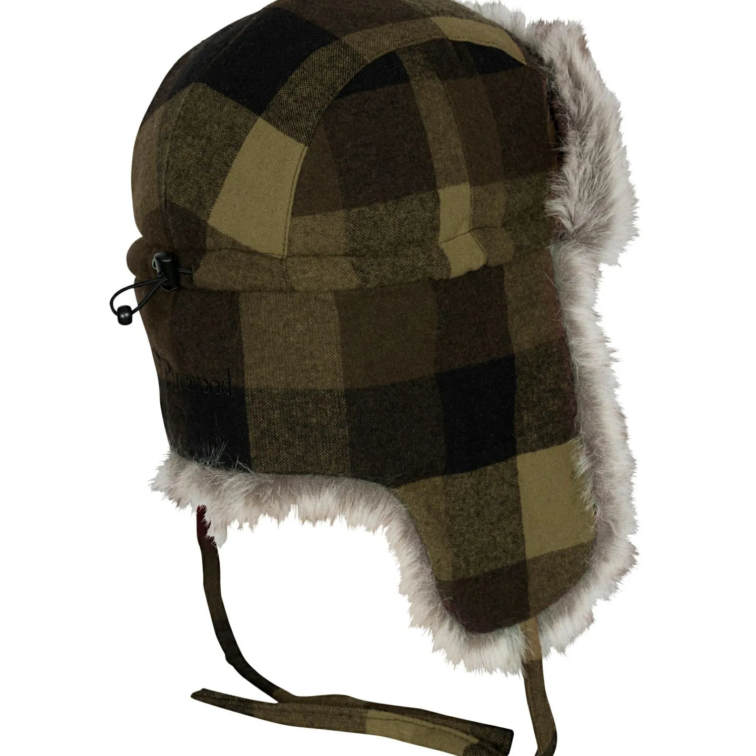 Outlet Classic Checked Fur Hat Unisex (Green/Black) Spezial-Kopfbedeckungen