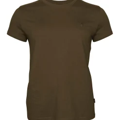 Best 3er-Set: T-Shirts Damen (Green/H.Brown/Khaki) Damen Damen Angelshirts & -Oberteile