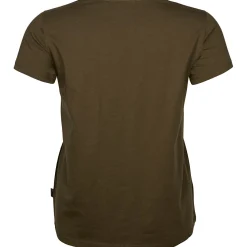 Best 3er-Set: T-Shirts Damen (Green/H.Brown/Khaki) Damen Damen Angelshirts & -Oberteile