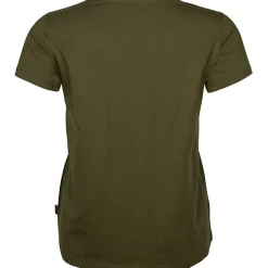 Best 3er-Set: T-Shirts Damen (Green/H.Brown/Khaki) Damen Damen Angelshirts & -Oberteile