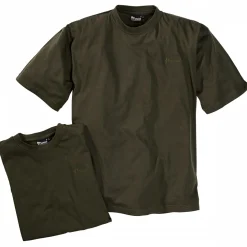 Sale 2er-Set: T-Shirts Herren (Green) Angelshirts & Angel-Oberteile