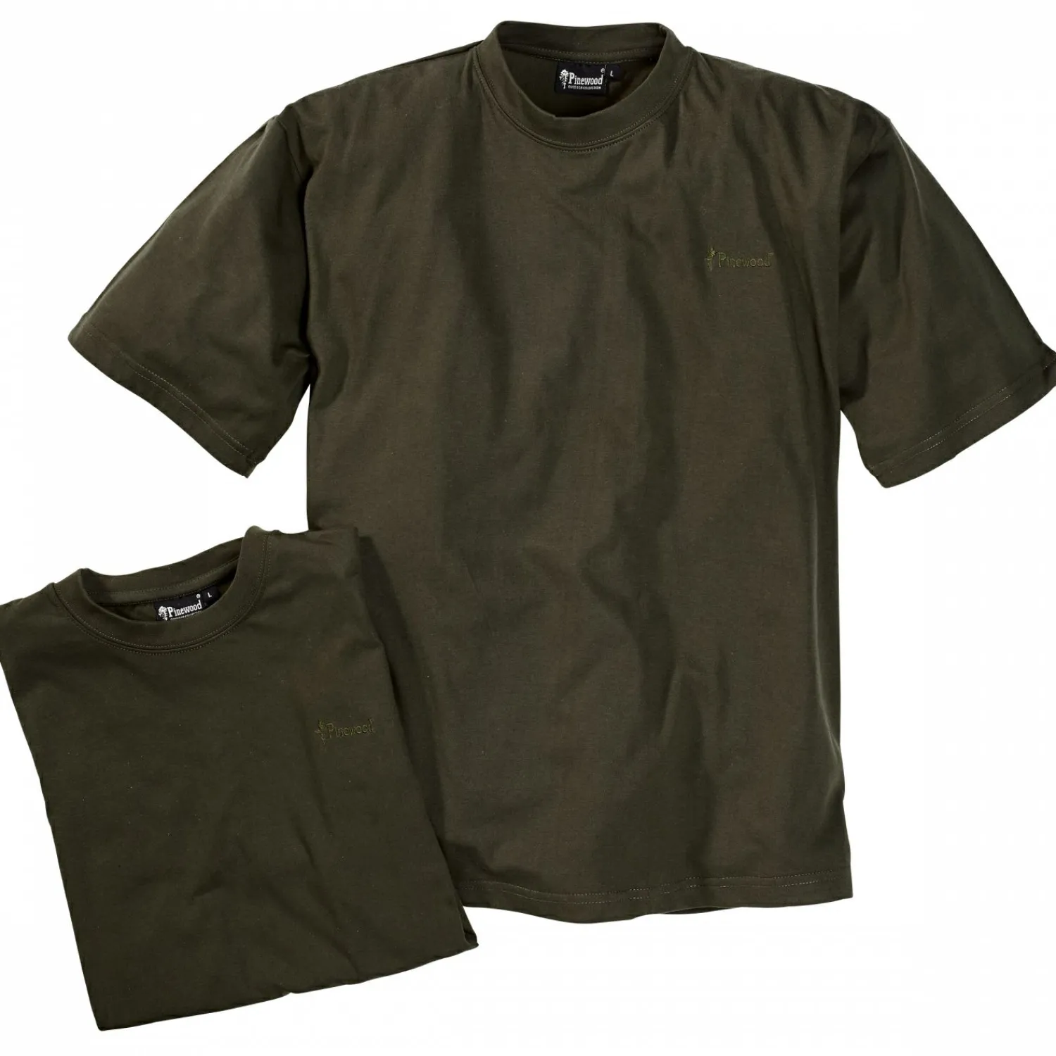 Sale 2er-Set: T-Shirts Herren (Green) Angelshirts & Angel-Oberteile
