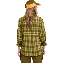 Best Felicia Shirt Damen (Olive Green) Damen Damen Angelshirts & -Oberteile