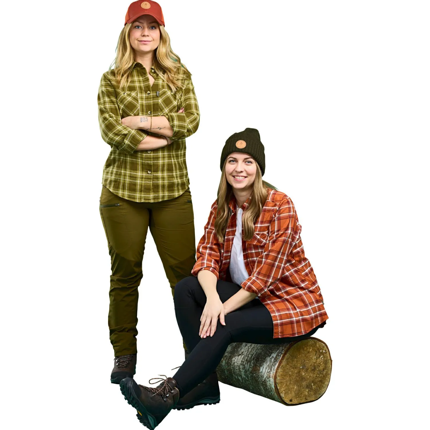 Pinewood Felicia Shirt Damen (Burgundy/Olive Green)<Damen Damen Angelshirts & -Oberteile