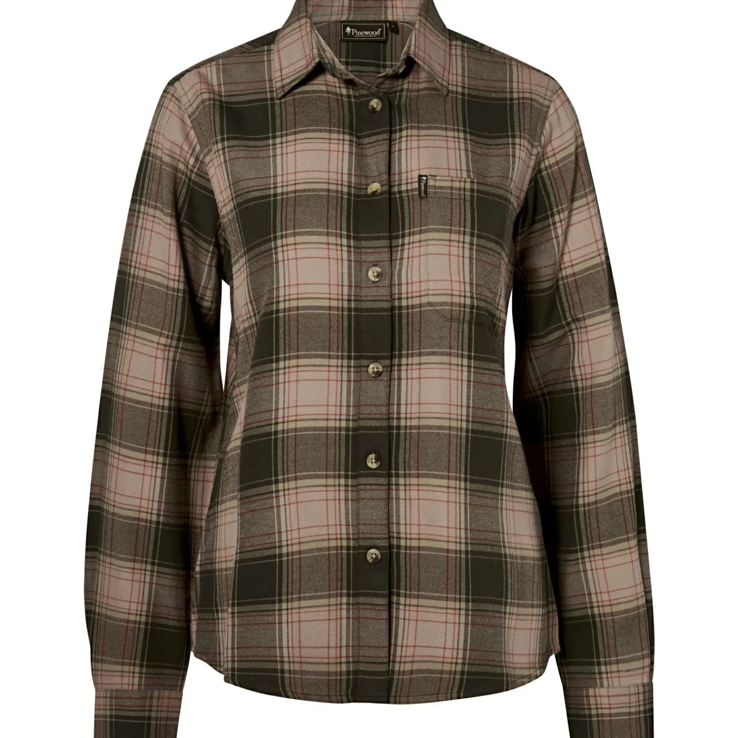 Pinewood Finnveden Forest OnceMore Flannel Shirt<Damen Damen Angelshirts & -Oberteile