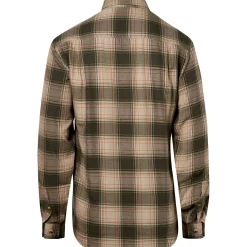 Outlet Finnveden Forest Flannel Shirt Herren (Olive/D.Green) Outdoor- & Angelhemden