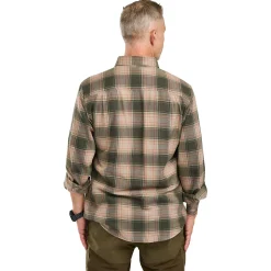 Outlet Finnveden Forest Flannel Shirt Herren (Olive/D.Green) Outdoor- & Angelhemden