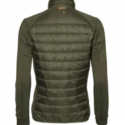 Best Finnveden Hybrid Power Fleece Jacke Damen (Olive) Damen Damen Angeljacken & -Westen